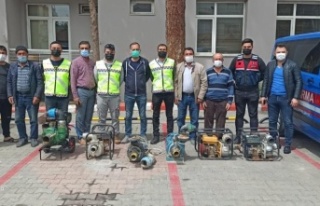 Su motoru hırsızları JASAT timlerinden kaçamadı