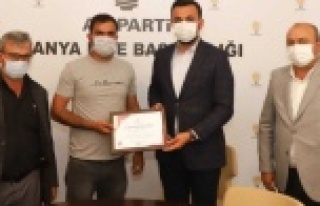 Toklu’dan eski başkana ahde vefa