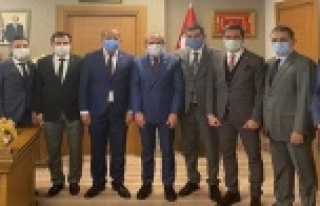 Türkdoğan ve yönetimi ziyaret turunda