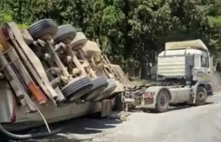 Alanya'da korkutan tanker kazası