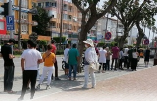 Alanya'da sokağa çıkma gününde korkutan...