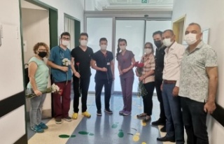 Alanya MHP hemşireleri unutmadı