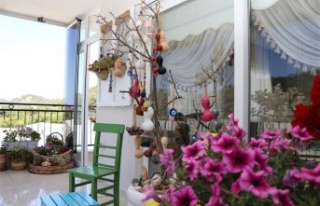 Alanya'nın en güzel balkon ve en güzel bahçesi...