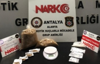 Alanya’da uyuşturucu operasyonu: 1 kilo 29 gram...