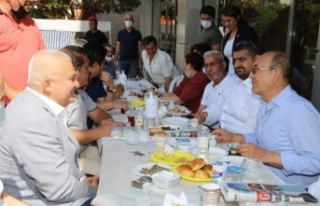 Başkan Şahin Ahmet bebek için her yerde