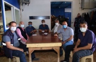 Başkan Şahin Demirtaş Halini ziyaret etti