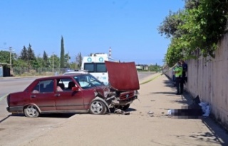 Ecel, kaldırımdaki duvarın gölgesinde otururken...
