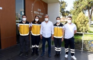 Evde Sosyal Hizmet Merkezi görev başında