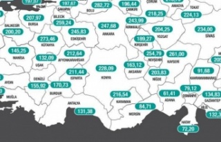 İşte Akdeniz'deki illerde vaka tablosu