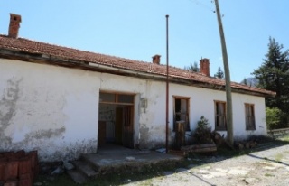 Kullanılmayan köy okulu aromatik bitki üretim merkezi...