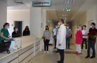 Lakadamyalı sağlık çalışanlarıyla buluştu