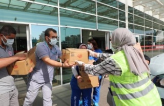 Sağlık çalışanlarına kahve desteği