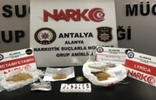 Alanya’da polisten uyuşturucu baskını: 1 gözaltı