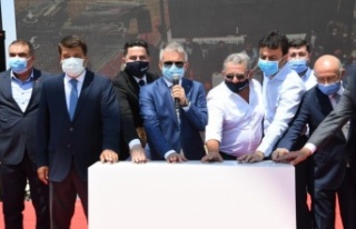 Naturalya İbrahim Şahin Ortaokulu’nun temeli atıldı