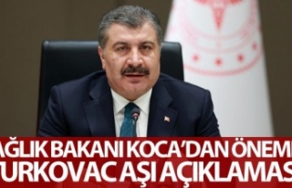 Sağlık Bakanı Koca: '(TURKOVAC aşısı Faz-3)...