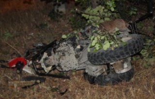 Ters yöne giren motosiklet sürücüsü göz göre...