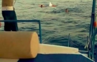 Açık denizde batan teknede can pazarı