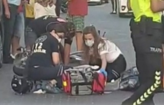 Alanya'da feci kaza! Olay yerinde kalbi durdu