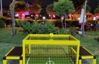 Alanya'da ilk masa futbolu Oba Çay Bahçesi'nde