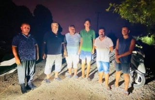 Alanya'da mahalle gençliği orman nöbetinde!