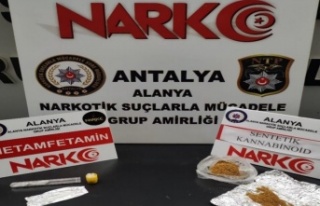 Alanya'da uyuşturucu operasyonu: 2 gözaltı