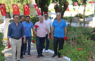 Başkan Şahin'den Garnizon Şehitliği'ne...