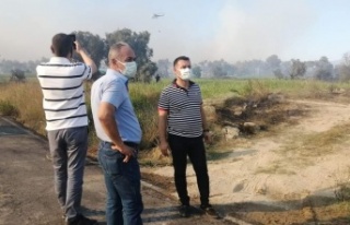 Başkan Yücel komşunun yardımına koştu