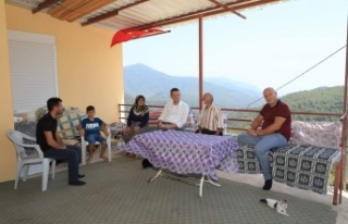 Kaymakam Ürkmezer'den şehit ve gazi ailelerine...