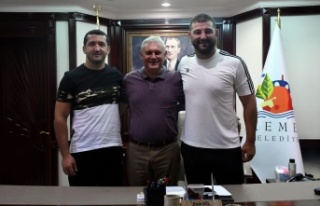 Kırkpınar yolcusu güreşçiler, başkan yardımcısı...