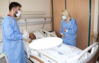 Kol nakli olan hastadan ilk görüntü