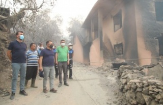 Yangın Alanya'nın o mahallesini yok etti