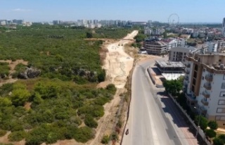 30 metre genişliğindeki yeni yol trafiği rahatlatacak