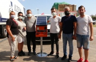 3 kardeşten, yangın bölgesine güneş ve ay enerjisi...