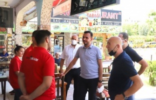 Ak Parti'den Otogar esnafına ziyaret