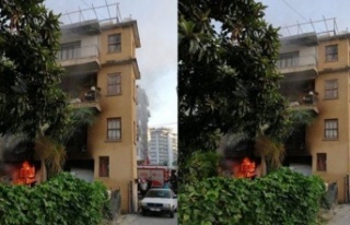 Alanya'da yangın! Mahsur kalanlar var