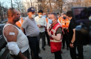 Böcek: Siyasetin yeri ve zamanı değil önce yangını...