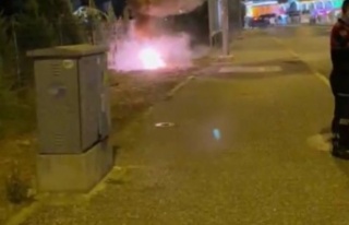 Elektrik hatlarındaki kıvılcımlar panik oluşturdu