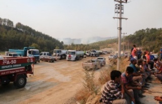 Manavgat’ta orman yangını 6’ncı gününde devam...