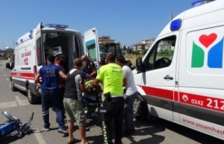 Motosiklet kazasında yaralanan genç kız: “Ayağım...