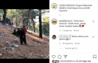 Ormancılara sırtında taşıdığı erzakla Türkiye’yi...