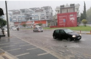 Yangın bölgesi Manavgat'ta yağmur sevinci