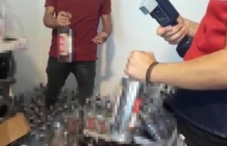 24 otel denetlendi, 12 otelde 5 bin litre kaçak içki...