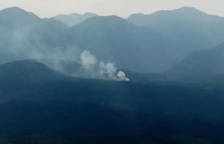 Akseki'de korkutan yangın