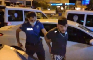 Alanya'da dehşet saçan sürücü kovalamaca...