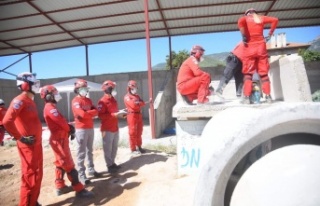 Alanya'da deprem tatbikatı