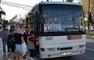 Alanya'da halk otobüs saatlerine kış güncellemesi