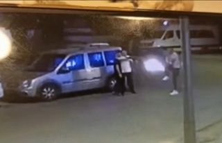 Alanya'da pompalı tüfekli kız kavgası kamerada