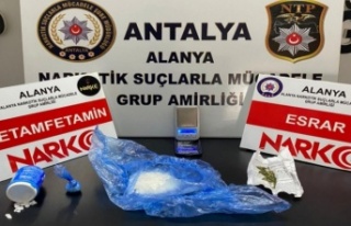 Alanya'da uyuşturucu operasyonu: 3 gözaltı