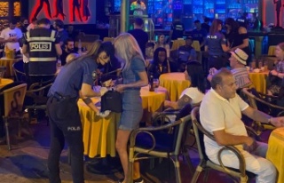 Alanya polisinden gece operasyonu