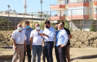 Başkan Toklu'dan Konaklı Spor Salonu’na inceleme